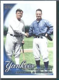 Shop comc's extensive selection of 2010 topps chrome baseball cards. 2010 Topps Baseball Card 637 Babe Ruth Lou Gehrig N Https Www Amazon Com Dp B00aw2hmz2 Ref Cm Sw R P Baseball Cards Babe Ruth Baseball Trading Cards
