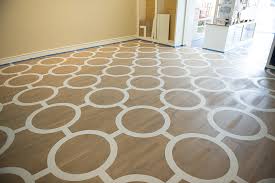 Concrete floor paint design ideas painted concrete retro brown painted concrete floors in a house design Beautifully Painted Decorative Floors In Virginia Holtz Son Inc