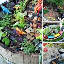 13 Cool Fairy Gardens For Boys To Make They Are Going To Love These Dinosaur Garden Fairy Garden Creative Gardening