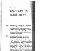 This book will have to be four stars. Nascar Case Study Docx Nascar Can U2019t Keep A Good Brand Down 1 Evaluate Nascar U2019s Branding Strategy In Relation To Its Overall Marketing Strategy Course Hero
