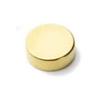 N35-N40 Disc Permanent Neodymium Magnet with Gold Plating