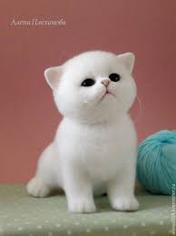 Novosti Dollsneedlefelt Novosti Felt Cat Felt Animals Needle Felted Animals