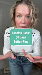 Jean button pins are the $6 hack that will save your favorite pair of  lived-in jeans from the donation pile👖#fashionhack #jeanshack  #glp1community #buttonpins #favoritejeans #moneysaver #amazonfashion ...