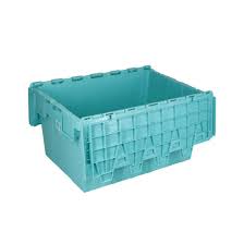 This storage tote will provide years. China Heavy Duty Plastic Nestable Storage Container With Hinged Lid China Plastic Container And Plastic Storage Box Price