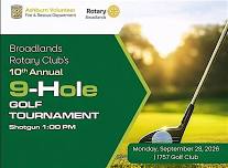Broadlands Rotary 9-Hole Golf Tournament 2026