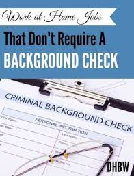 40 No Background Check Work At Home Jobs Apply Today Work From Home Jobs Background Check Working From Home