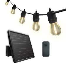 Again, solar string lights will do the perfect job for your casual nights when you're hosting guests for dinner. Sunforce Solar String Lights With Remote Control Costco Uk