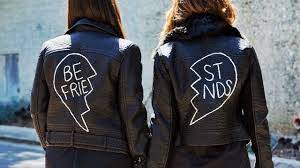 It S National Best Friend Day Diy Leather Jacket Painted Leather Jacket Diy Jacket