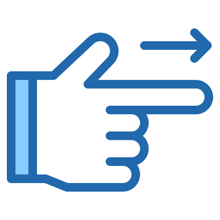Right arrow - Free hands and gestures icons