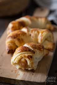 Mini Croissants Feuilletes Aux Pommes Recette Croissants Aux Pommes Mini Croissant Croissants