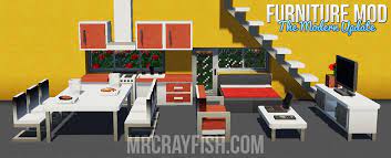 Mrcrayfish S Furniture Mod Mods Minecraft Curseforge Minecraft Mods Mod Furniture House Furniture Design