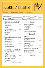 A Guide To Making The Apartment Hunting Process Easier Including Questions To Ask And A Helpfu Apartment Hunting Apartment Checklist First Apartment Checklist