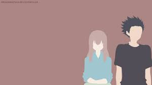 Share the best gifs now >>>. Shouko Nishimiya Shouya Ishida Koe No Katachi By Akasakasetyos Anime Background Anime Computer Wallpaper Anime Wallpaper