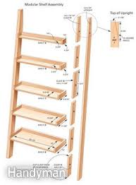 Leaning Tower Of Shelves Leaning Ladder Shelf Diy Family Handyman Lean it up against a flat wall/surface to decide what kind of angle you want.