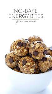 No Bake Energy Bites Gimme Some Oven Recipe Energy Bites Recipes No Bake Energy Bites Snacks
