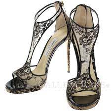 ジミーチュウ パンプス オープントゥ ピンヒール レディースサイズ40 jimmy choo 靴 ハイヒール レース メッシュ ジミーチュウ パンプス ジミーチュウ ヒール