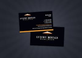 Give us a call today and speak with a customer service representative. Luxury Rentals Business Cards Design