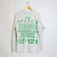 A24 Online Ceramics 🐐 The Witch Thomasen Long Sleeve Size L Rare | eBay