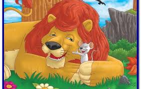 قصص اطفال مكتوبة هادفة قصيره قصة الاسد ملك الغابة والفأر الصغير Lion And The Mouse Lion Babies Stories