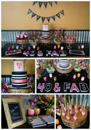40 th birthday party ideas for men with free printable. Glamorous 40th Birthday Party Pretty My Party Party Ideas