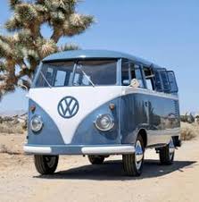Image result for Dove Blue 1950 VW Bus