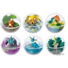 Pokemon Center 2018 Re Ment Terrarium Collection Series 3 Complete Set Of 6 Figures Pokemon Terrarium Pokemon Figures