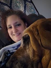 Basset hound Frankie settling into family life