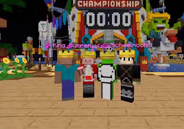 Winning Line Up Picture Of Techno And His Team Minecraft Championship Technoblade