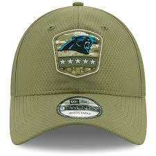 Carolina panthers new era 3930 nfl team graphite stretch fit cap. New Era Carolina Panthers Cap Salute To Service 9twenty Oliv Jetzt Im Bild Shop Bestellen