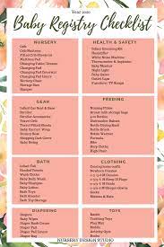 Most legitimate salespeople generally excellent Baby Registry Checklist 2020 And Printable Nursery Design Studio