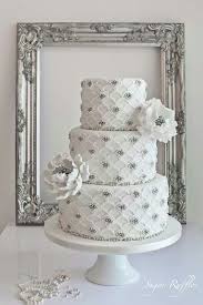 See more ideas about silver cake, wedding cakes, beautiful cakes. 121 Amazing Wedding Cake Ideas You Will Love Cool Crafts Silver Wedding Cake Black And White Wedding Cake White Wedding Cakes