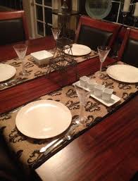 Fleur De Lis Burlap Table Runner Placemat Set French Decor Table Covering Table Cloth Paris Decor On Etsy 27 00 Burlap Table Runners Table Table Runners
