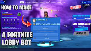 So i come with a 2000+ list of cool fortnite names for you. How To Make Your Own Lobby Bot In Fortnite Youtube