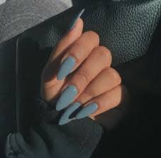 Follow for daily nails inspiration 😍 dm for credit and removal 🙂 👇best game👇#ad theplug.co/nsn/22333/73890. Gray Acrylics Aesthetic And Blue Image 6501864 On Favim Com
