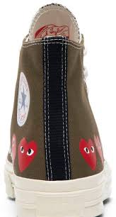 Women's converse dresses designed and sold by independent artists. Comme Des Garcons Play X Chuck 70 Hi Top Multi Heart Converse 162973c Goat