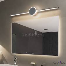 Maybe you would like to learn more about one of these? Modern Led Bathroom Lighting With Linear Shade Metallic Wall Mount Light With White Lighting Beautifulhalo Com