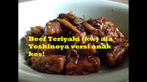 Ayam teriyaki memiliki aroma yang khas dan menggugah selera siapa. Beef Teriyaki Kw Ala Yoshinoya Versi Anak Kos Youtube