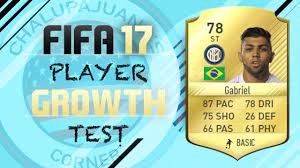 5* weak foot big bonus and he is one of the most complete dms i have used all year. Fifa 17 Gabriel Barbosa Growth Test Gameplay Youtube