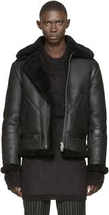 Acne Studios Black Shearling Ian Jacket Acne Shearling Jacket Jackets Men Fashion Black Shearling Jacket