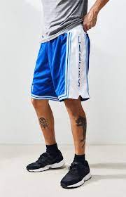 Get ready for the bright lights and the big stage with official los angeles lakers jerseys and gear from nike.com. Mitchell Ness Los Angeles Lakers Basketball Shorts In Blue For Men Lyst