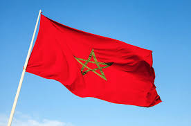 The flag of morocco has a dark red field with a green pentagram in the center. Moroccan Flag Marokko Informatie