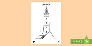 Coloring can be soothing and meditative, a true form of art. Lighthouse Coloring Page Teacher Made