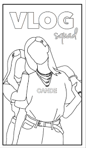 Jennifer Joann Jenniferjoann Tiktok In 2020 Vlog Squad Sketch Book Coloring Pages