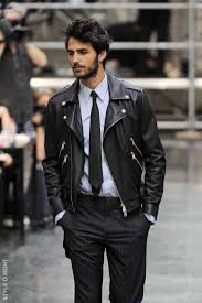 New Men Leather Jacket Motorcycle Slim Fit Biker Jackets Leather Jacket Men Mens Outfits Leather Jacket Style