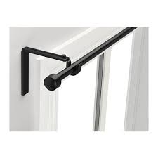 racka curtain rod combination black ikea カーテンロッド カーテン ikea イケア