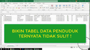 Download aplikasi pendataan penduduk berbasis web, source code sistem informasi administrasi kependudukan berbasis web, aplikasi kependudukan dengan excel, download aplikasi pendataan penduduk desa, aplikasi sistem informasi desa berbasis web, aplikasi kelurahan berbasis web, download aplikasi data penduduk gratis, source code php. Cara Membuat Tabel Excel Data Penduduk Yang Rapi Youtube