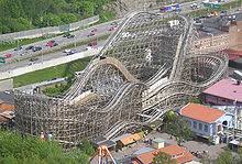 This logo's beauty is based on the importance of its empty spaces inside the body's shape. Liseberg Wikipedia