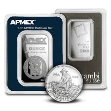 Platinum Bars Rounds Apmex