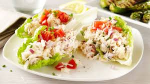 Quick And Easy Crab Salad Recipe With Hints Of Lemon And The Creamy Taste Of Hellmann S Or Best Foods Real M Crab Salad Recipe Crab Salad Easy Salad Recipes