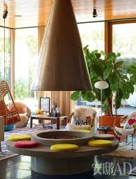 Maybe you would like to learn more about one of these? Check Out That Fireplace More Like An Interior Fire Pit Mid Century Modern Living Room Luxury Modern Furniture Mid Century Modern House